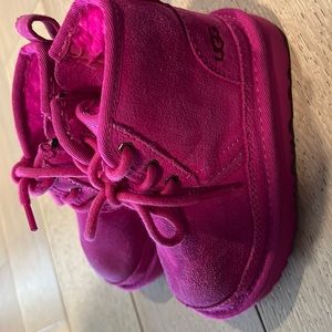 Girls Pink Uggs worn gently
